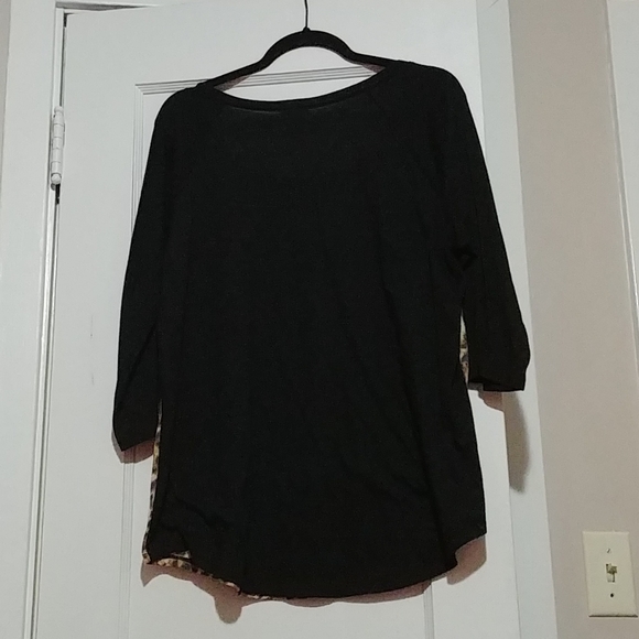 black and leopard tee - Picture 2 of 2